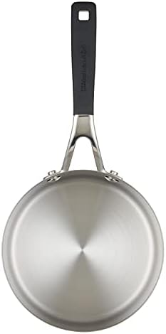 Quick Heat Easy Pour 1-Qt Stainless Saucepan