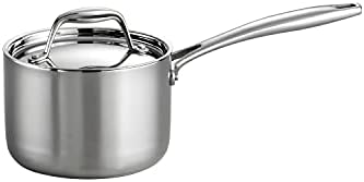 Premium CookingTramontina 15-Quart Tri-Ply Saucepan with Lid