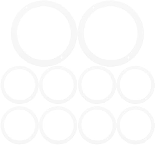 10pcs Airtight Silicone Gaskets for Mason Jars Leak-Proof Canning Fittings