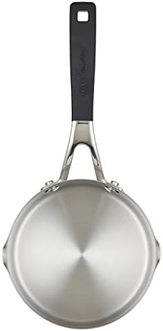 Quick Heat Easy Pour 1-Qt Stainless Saucepan