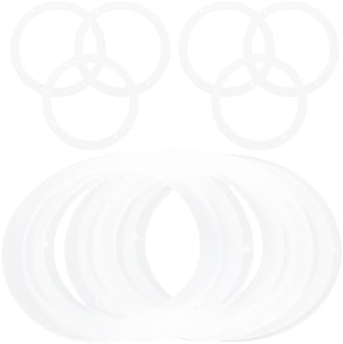 10pcs Airtight Silicone Gaskets for Mason Jars Leak-Proof Canning Fittings