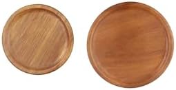 Leadigol 2-Pack Wood Lids for Mason Jars