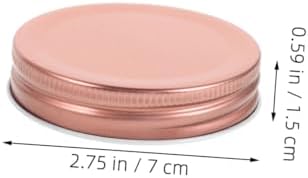 STOBAZA 24-Piece Wide Mouth Mason Jar Lids Reusable Preserving Covers