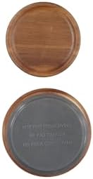 Leadigol 2-Pack Wood Lids for Mason Jars