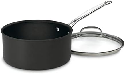 Pro_friend Cuisinart Chefs Classic 4-Quart Nonstick-Hard-Anodized Saucepan wCover