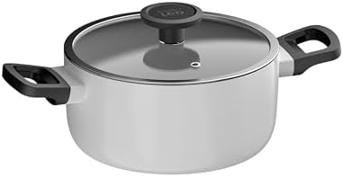 Berghoff Leo Glints 3qt Stockpot with Glass Lid and CeraGreen Coating