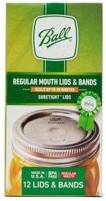 Perfect Storage Solution - Ball Regular Mouth Lids with Bands per Pack