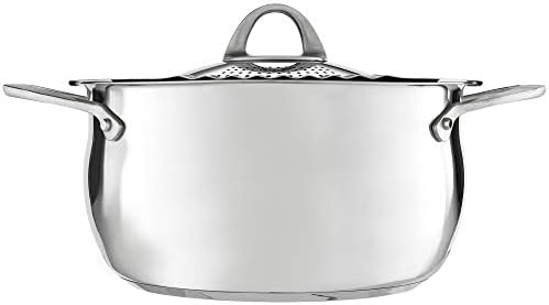 Bialetti 6 Quart Pasta Pot with Strainer Lid