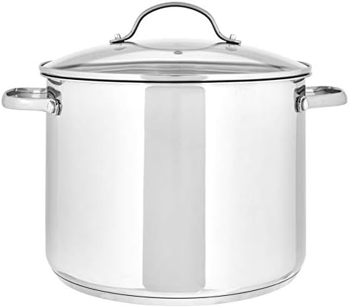 Amazon Basics Stainless Steel Stock Pot with Lid