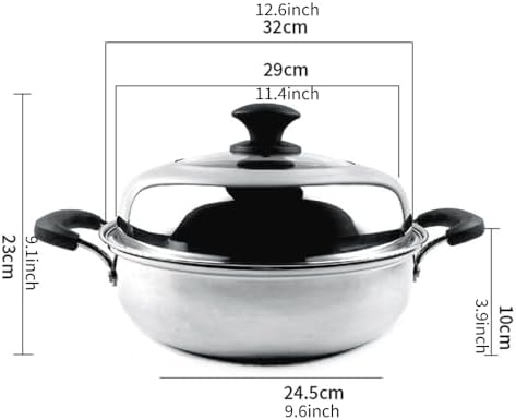 Sturdy Stainless Steel Stock Pot