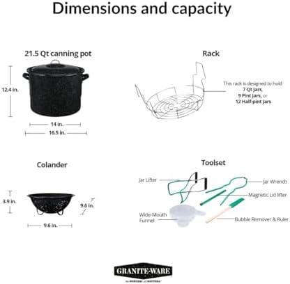 Make Cooking Easy with Granite Ware 9-Piece Canning Kit