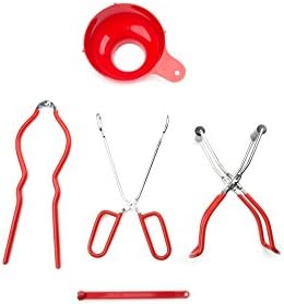 Fox Run Home Canning Tool Set Red