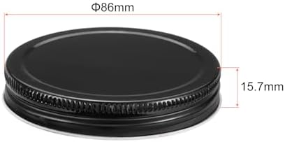 Uxcell 42-Piece Wide Mouth Mason Jar Lids Airtight Leak-Proof