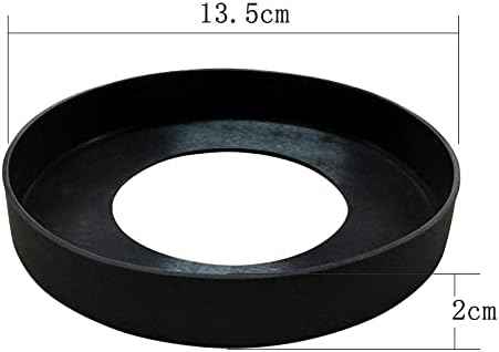 Black silicone protective covers for easy cleaning and durability at 135mm