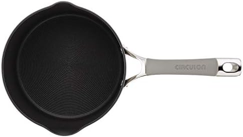 Circulon Durable 3-Qt Covered Straining Pour Spouts Aluminum Saucepan Nonstick Stainless Steel