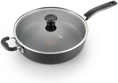 Effortless Cooking with T-Fal 5 Quart Cooking Pan with Glass Lid