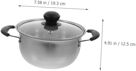 Stainless Steel Double-Handle Stock Pot