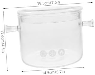 Transform Your Kitchen with the Cabilock Small Glass Pot