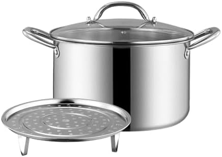 High-Quality 304 SS Stockpot with Lid