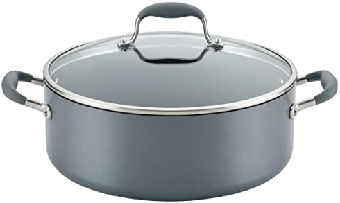 Anolon Advanced Home Hard-Anodized Nonstick Wide Stock Pot Moonstone