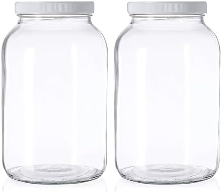 Kitchentoolz 1 Gallon Mason Jars Durable and Functional