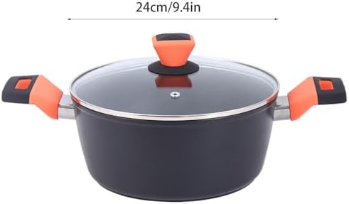Non-Stick Stainless Steel Cookware Set with Lid