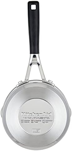 Quick Heat Easy Pour 1-Qt Stainless Saucepan
