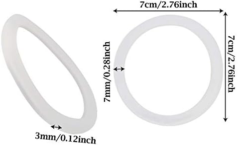 12PCS Leak-Proof Silicone seal rings for Mason Jars