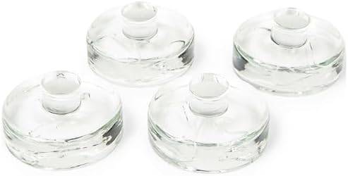 Nourished Essentials - Set of 4 Heavy Glass Fermentation Weights Lids