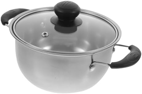 Stainless Steel Soup Pot with Lid Small Cooking Pot for Home Use