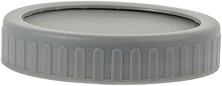 SECFOU 5-Piece Wide Mouth Mason Jar Lids Set