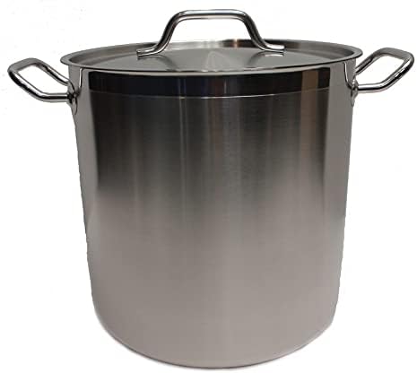 Johnson Rose 12 Qt Stock Pot Set 3 Ply Bottom 08mm Gauge