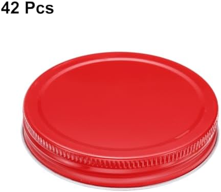 24-Piece Set Unique Airtight Mason Jar Lids Red Gift Pk