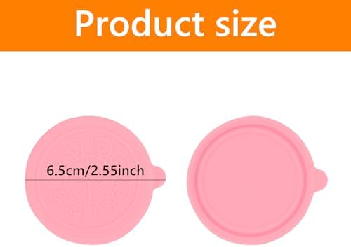 Dohia Oui Jar Lids Silicone Sealed Covers for Glass Jars