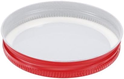 24-Piece Set Unique Airtight Mason Jar Lids Red Gift Pk