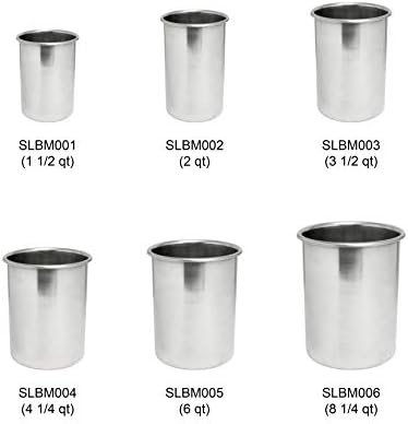 2 Quart Elegance Polished Stainless Steel Bain Marie Pot