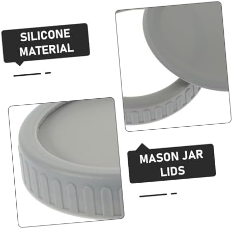 Mason Jar Lids Reusable Anti-Leakage Mason Jar Lids Wide Mouth