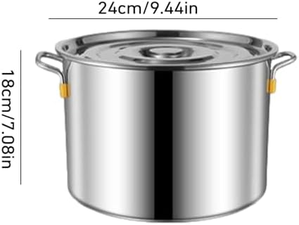 Versatile Stainless Steel Stock Pot - Easy to Use Family Kitchen Tool