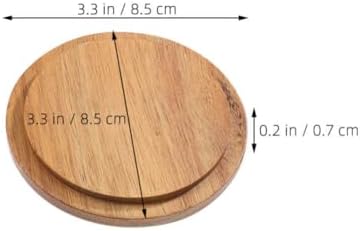 4-Piece Bamboo Mug Lids