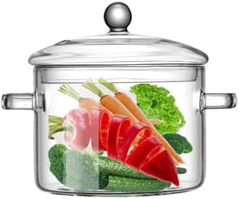 13L Heat-Resistant Glass Cooking Pot