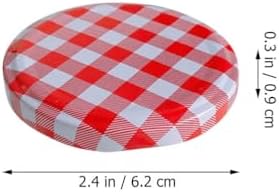 Luxshiny 40pcs Mason Jar Lids Perfect for Canning Sealing Storage