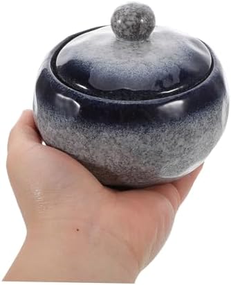 Cabilock Japanese Ceramic Stew Pot with Lid Pattern