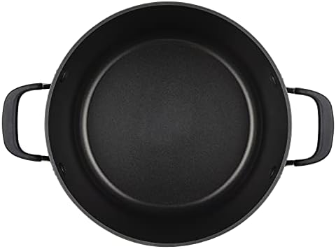 KitchenAid Hard Anodized Nonstick Stockpot 8 Quart Onyx Black