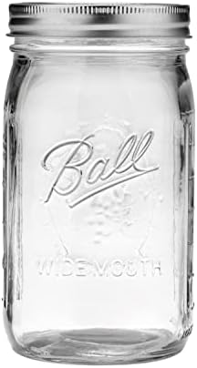 Ball Wide Mouth Quart Mason Jars with Lids and Bands
