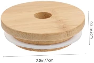 VOSAREA 4-Piece Lids Set for Mason Jars More