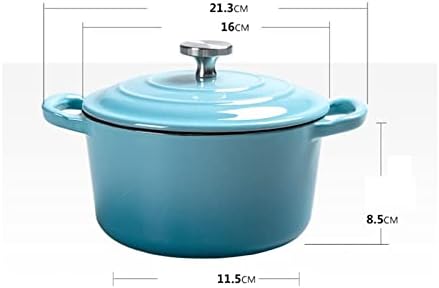 Durable Cast Iron Stock Pot Soup Pot Small Kitchen Tool Non-Stick Efficient