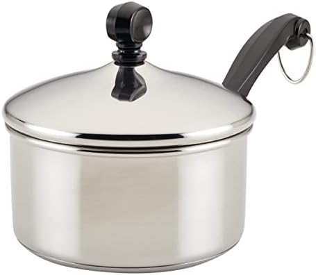 Sturdy Stainless Steel Saucepan with Lid