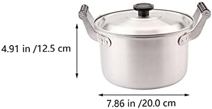 Thickened Aluminum Stock Pot - Grill Hot Pot Use - Sturdy Design