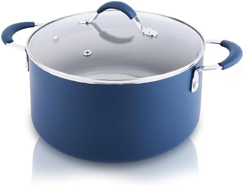 Dutch Oven Pot with Lid - Non-Stick Eco-Friendly Kitchen Pasta Pot
