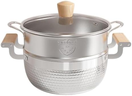 Durable Stock Pot with Lid for Cooking